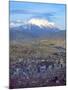 Aerial View of the Capital with Snow-Covered Mountain in Background, La Paz, Bolivia-Jim Zuckerman-Mounted Photographic Print