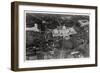 Aerial View of the Capitol, Washington Dc, USA, from a Zeppelin, 1928-null-Framed Giclee Print