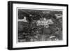 Aerial View of the Capitol, Washington Dc, USA, from a Zeppelin, 1928-null-Framed Giclee Print