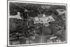 Aerial View of the Capitol, Washington Dc, USA, from a Zeppelin, 1928-null-Mounted Giclee Print