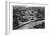 Aerial View of the Cathedral of Christ the Saviour, Moscow, USSR, from a Zeppelin, 1930-null-Framed Giclee Print