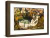 Aerial View of the Church of St. Stanislaus Bishop in Krakow, Poland.-De Visu-Framed Photographic Print