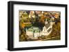 Aerial View of the Church of St. Stanislaus Bishop in Krakow, Poland.-De Visu-Framed Photographic Print