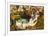 Aerial View of the Church of St. Stanislaus Bishop in Krakow, Poland.-De Visu-Framed Photographic Print