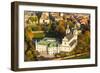 Aerial View of the Church of St. Stanislaus Bishop in Krakow, Poland.-De Visu-Framed Photographic Print