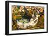 Aerial View of the Church of St. Stanislaus Bishop in Krakow, Poland.-De Visu-Framed Photographic Print