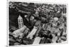 Aerial View of the Church of the Holy Sepulchre, Jerusalem, Palestine, from a Zeppelin, 1931-null-Mounted Giclee Print