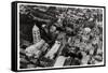 Aerial View of the Church of the Holy Sepulchre, Jerusalem, Palestine, from a Zeppelin, 1931-null-Framed Stretched Canvas