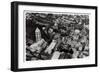 Aerial View of the Church of the Holy Sepulchre, Jerusalem, Palestine, from a Zeppelin, 1931-null-Framed Giclee Print