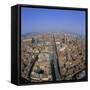 Aerial View of the City, Bologna, Emilia-Romagna, Italy, Europe-Tony Gervis-Framed Stretched Canvas