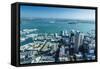 Aerial View of the City of Auckland from the Sky Tower-Michael Nolan-Framed Stretched Canvas