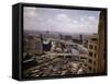 Aerial View of the City of Shanghai-null-Framed Stretched Canvas