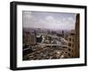 Aerial View of the City of Shanghai-null-Framed Photographic Print