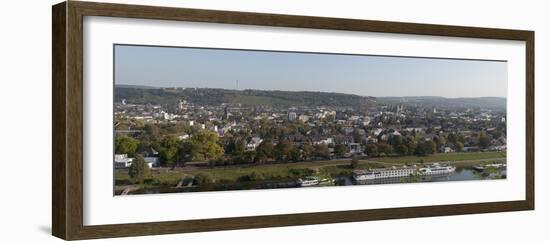 Aerial View of the City of Trier and River Mosel, Rhineland-Palatinate, Germany-null-Framed Photographic Print