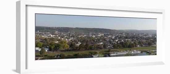 Aerial View of the City of Trier and River Mosel, Rhineland-Palatinate, Germany-null-Framed Photographic Print