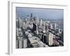 Aerial View of the City Skyline, Seattle, Washington, United States of America, North America-James Gritz-Framed Photographic Print