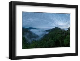 Aerial view of The Cloudforest, Mashpi, Reserva Mashpi Amagusa, Pichincha, Ecuador, South America-Ben Pipe-Framed Photographic Print