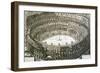 Aerial View of the Colosseum in Rome from "Views of Rome"-Giovanni Battista Piranesi-Framed Giclee Print