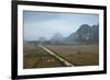 Aerial View of the Countryside around Vang Vieng, Laos, Indochina, Southeast Asia, Asia-Yadid Levy-Framed Photographic Print