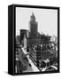 Aerial View of the Crown Building and Vanderbilt Mansion, New York-Irving Underhill-Framed Stretched Canvas