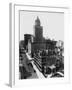 Aerial View of the Crown Building and Vanderbilt Mansion, New York-Irving Underhill-Framed Photographic Print