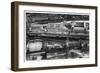 Aerial View of the Deutsches Museum, Munich, Germany, from a Zeppelin, C1931-null-Framed Giclee Print