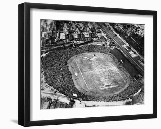 Aerial View of the F.A. Cup Final at Stamford Bridge, 1922-null-Framed Photographic Print