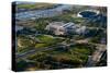 Aerial View of the Field Museum and Soldier Field, Chicago, Cook County, Illinois, Usa-null-Stretched Canvas