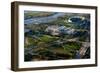 Aerial View of the Field Museum and Soldier Field, Chicago, Cook County, Illinois, Usa-null-Framed Photographic Print