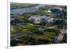 Aerial View of the Field Museum and Soldier Field, Chicago, Cook County, Illinois, Usa-null-Framed Photographic Print