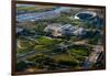 Aerial View of the Field Museum and Soldier Field, Chicago, Cook County, Illinois, Usa-null-Framed Photographic Print