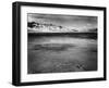 Aerial View of the First Atomic Bomb's Dark Scar Below Sierra Oscura Mountain in Desert-Fritz Goro-Framed Photographic Print