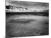 Aerial View of the First Atomic Bomb's Dark Scar Below Sierra Oscura Mountain in Desert-Fritz Goro-Mounted Photographic Print