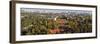 Aerial View of the Forbidden City and Cityscape, Beijing, China-Peter Adams-Framed Photographic Print