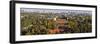 Aerial View of the Forbidden City and Cityscape, Beijing, China-Peter Adams-Framed Photographic Print