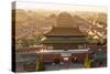 Aerial View of the Forbidden City, Beijing, China-Peter Adams-Stretched Canvas