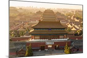 Aerial View of the Forbidden City, Beijing, China-Peter Adams-Mounted Photographic Print