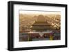 Aerial View of the Forbidden City, Beijing, China-Peter Adams-Framed Premium Photographic Print