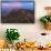 Aerial view of the fortified tower and island of Capo Passero at sunrise, Capo Passero island-Paolo Graziosi-Framed Stretched Canvas displayed on a wall