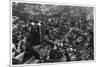 Aerial View of the Frauenkirche, Munich, Germany, from a Zeppelin, C1931-null-Mounted Giclee Print