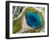 Aerial View of the Glavas Source of the Cetina River, Croatia. Source is over 110 M Deep.-paul prescott-Framed Photographic Print