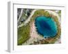 Aerial View of the Glavas Source of the Cetina River, Croatia. Source is over 110 M Deep.-paul prescott-Framed Photographic Print