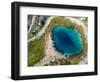 Aerial View of the Glavas Source of the Cetina River, Croatia. Source is over 110 M Deep.-paul prescott-Framed Photographic Print