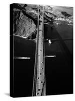 Aerial View of the Golden Gate Bridge-Margaret Bourke-White-Stretched Canvas