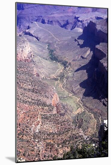 Aerial View of the Grand Canyon, Arizona, Usa-null-Mounted Photographic Print