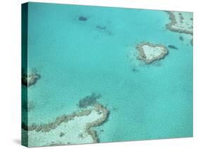 Aerial View of the Great Barrier Reef, Queensland, Australia-null-Stretched Canvas