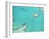 Aerial View of the Great Barrier Reef, Queensland, Australia-null-Framed Premium Photographic Print