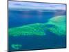 Aerial View of the Great Barrier Reef, Queensland, Australia-Miva Stock-Mounted Photographic Print