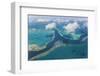 Aerial View of the Great Barrier Reef, Queensland, Australia-Peter Adams-Framed Photographic Print