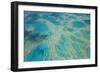 Aerial View of the Great Barrier Reef, Queensland, Australia-Peter Adams-Framed Photographic Print